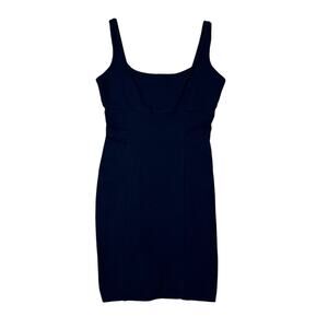 Diane Von Furstenberg DVF Navy Bodycon Slim Fit Sleeveless Tank Mini Dress